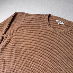 Goodthreads Sweater Mens Tan Knitted Pullover Crewneck Long Sleeve Size XXL